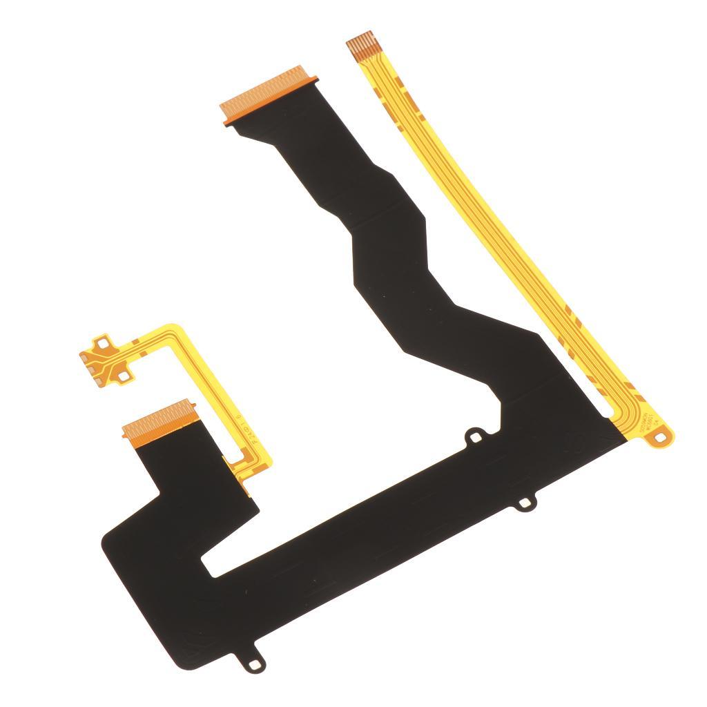 2x Cameras LCD Screen Display Flex Cable Replacement Compatible for Olympus