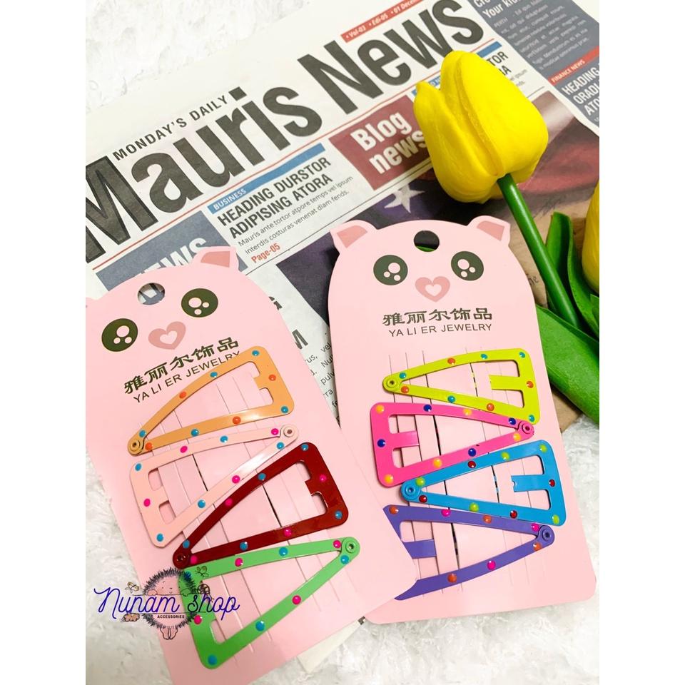 SET4 - KẸP BẤM HÌNH TRÁI CÂY CƯNG XỈU CUTE CHO BÉ YÊU - NUNAM SHOP