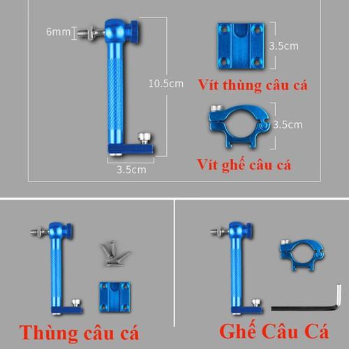 Pat Gắn Đèn Trợ Sáng - Lắp Ghế Câu , Thùng Câu Chuyên Dụng Cao Cấp