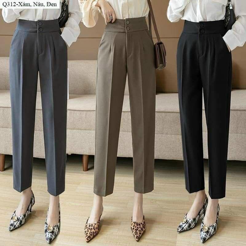 Quần Tây Cạp 2 Cúc Siêu Tôn Dáng