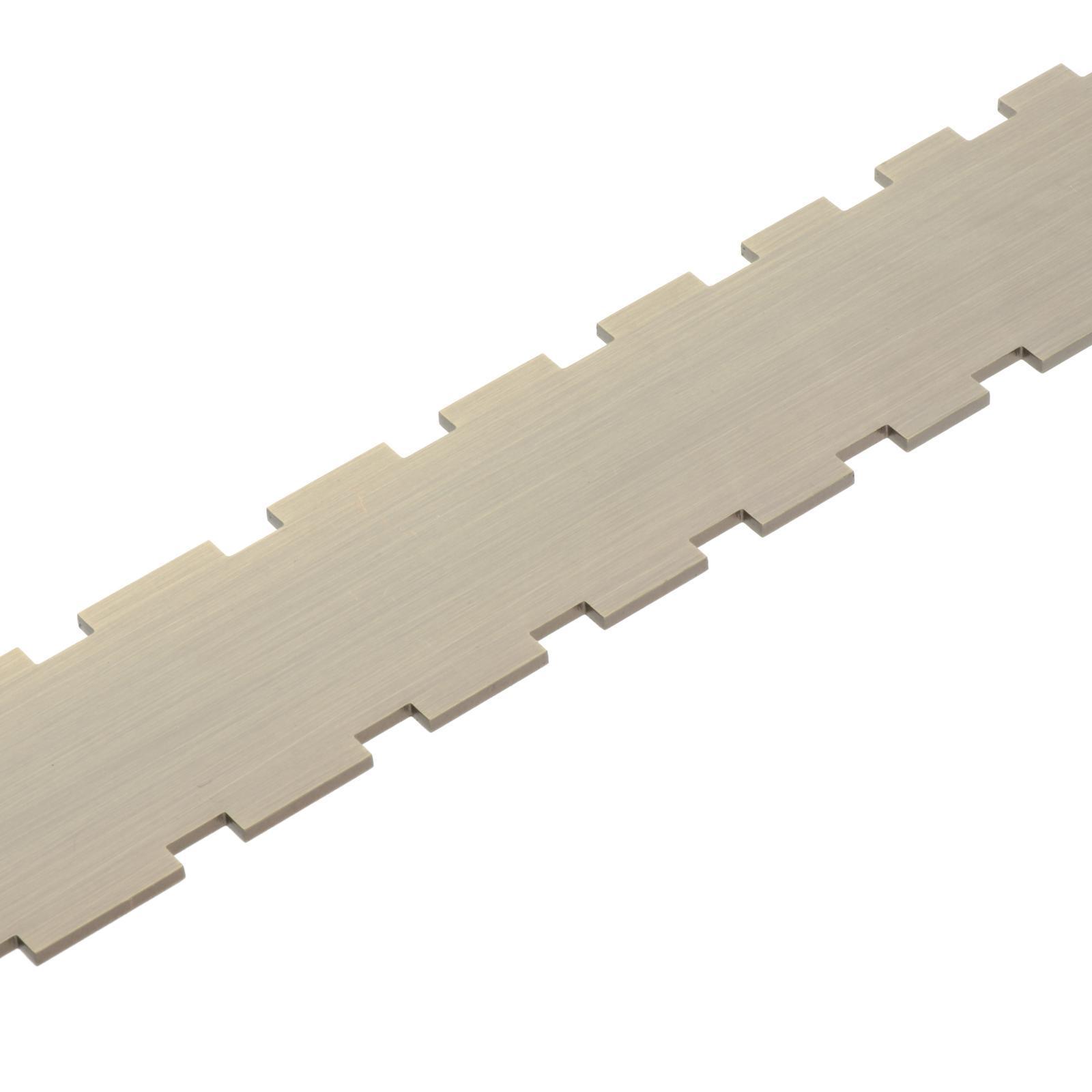 NOTCHED STRAIGHT EDGE for Electric  Guitar Neck Tool 16.5" Bronze
