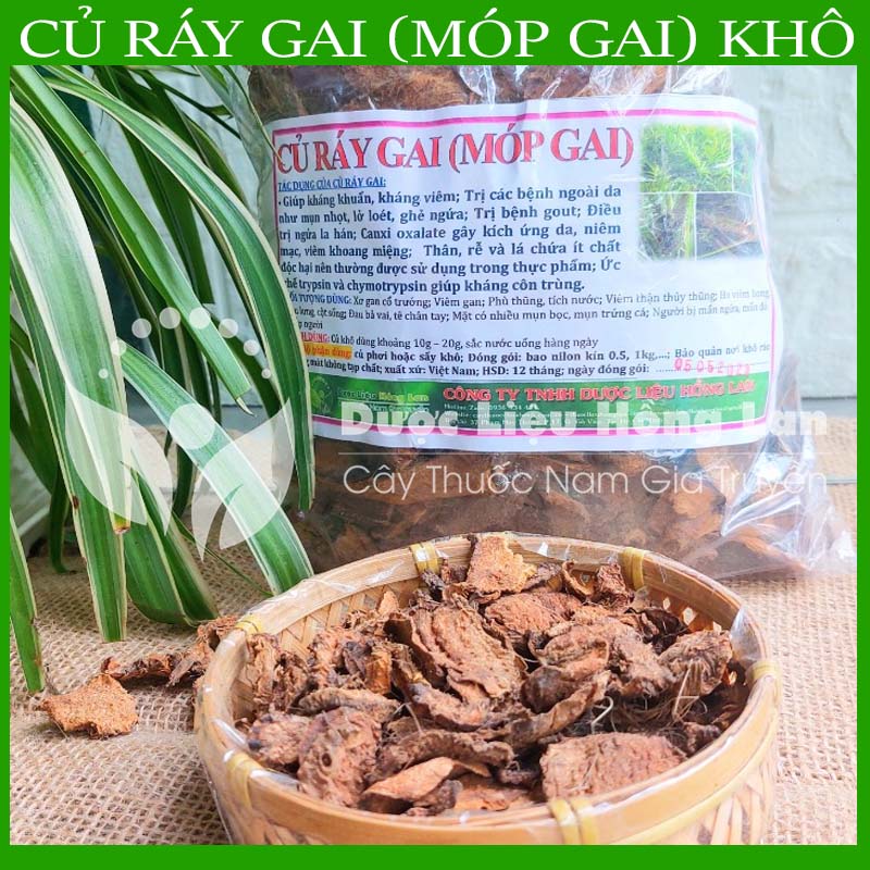1kg Củ Ráy Gai khô sạch