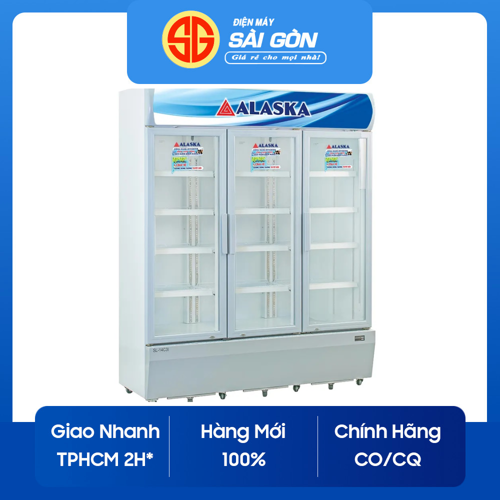 Tủ Mát Inverter Alaska 1400L SL 14C3I 3 Cửa HÀNG CHÍNH HÃNG chỉ giao Hồ Chí Minh 