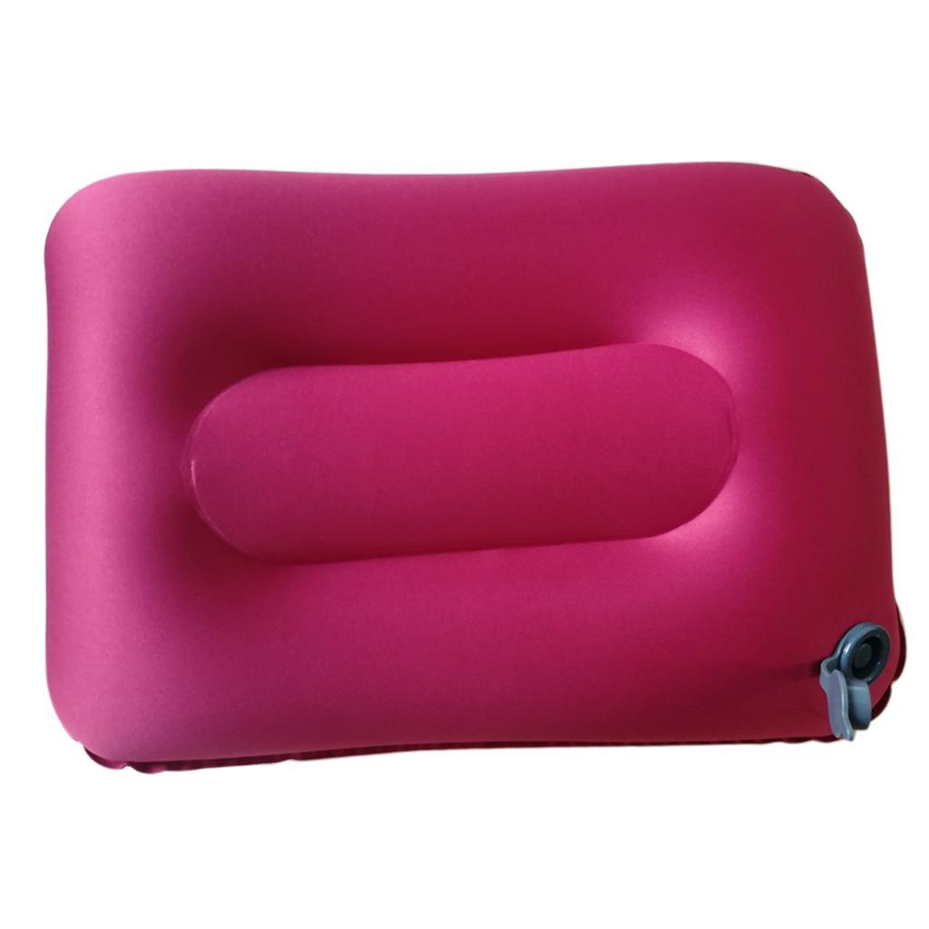2xInflatable Camping Pillow Head Neck Protective, Rest Blow Travel Pillows