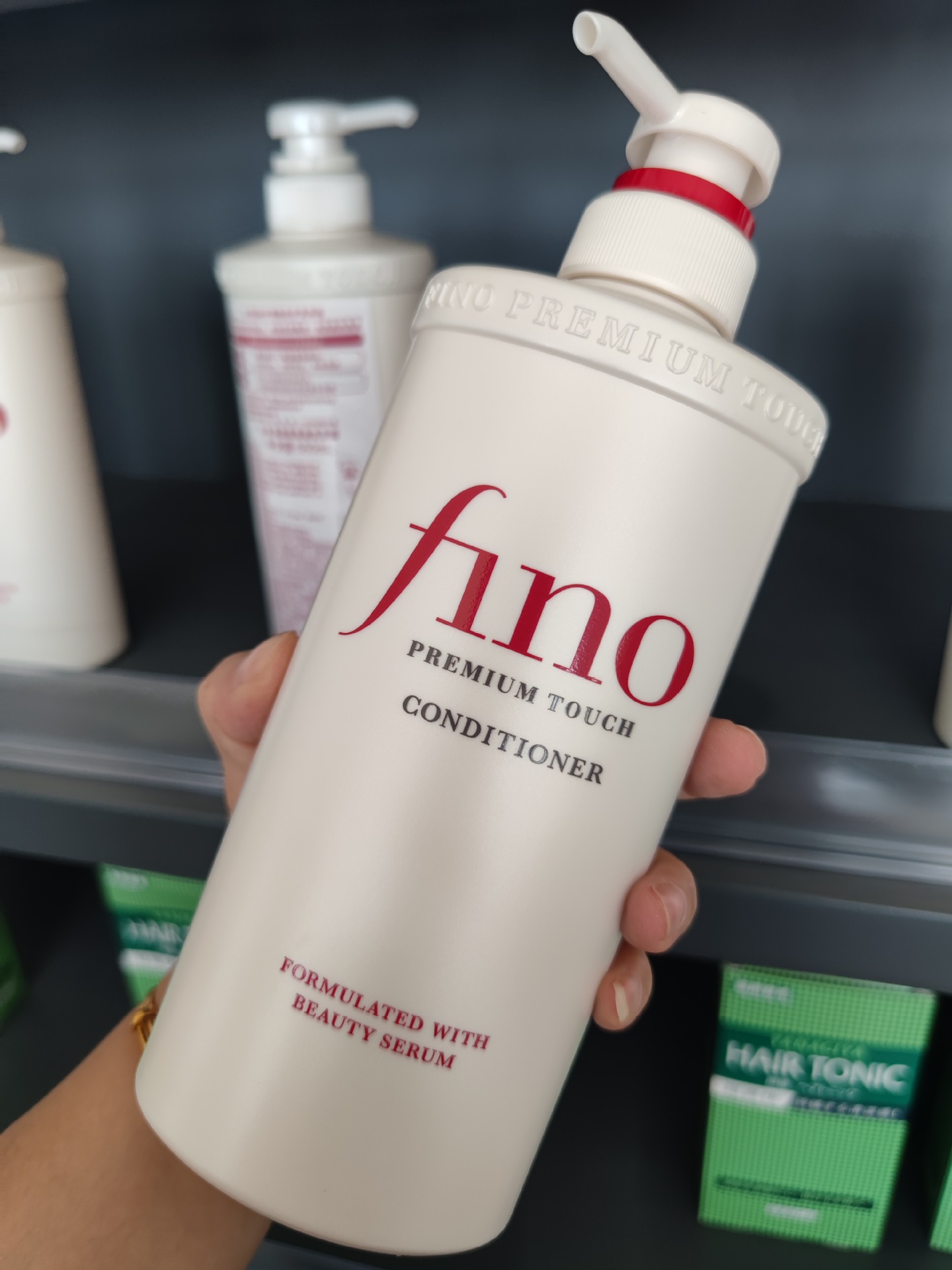 Bộ đôi gội xả Phục hồi hư tổn tóc Fino Shampoo - Conditioner Nhật Bản 550ml