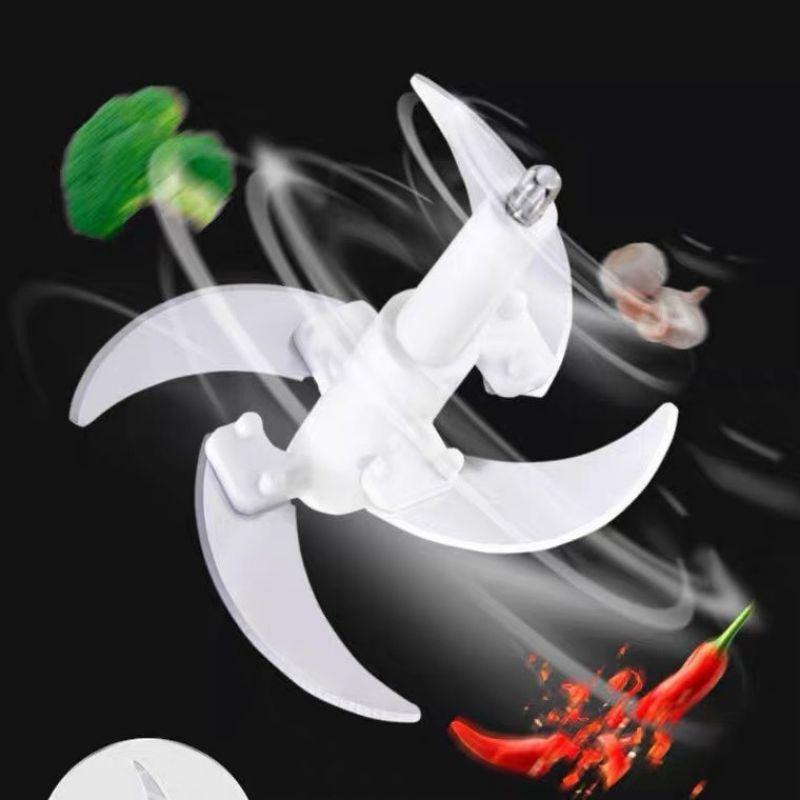 Máy xay thịt đa năng cối 2L inox 304,tặng lưỡi dao thay thế