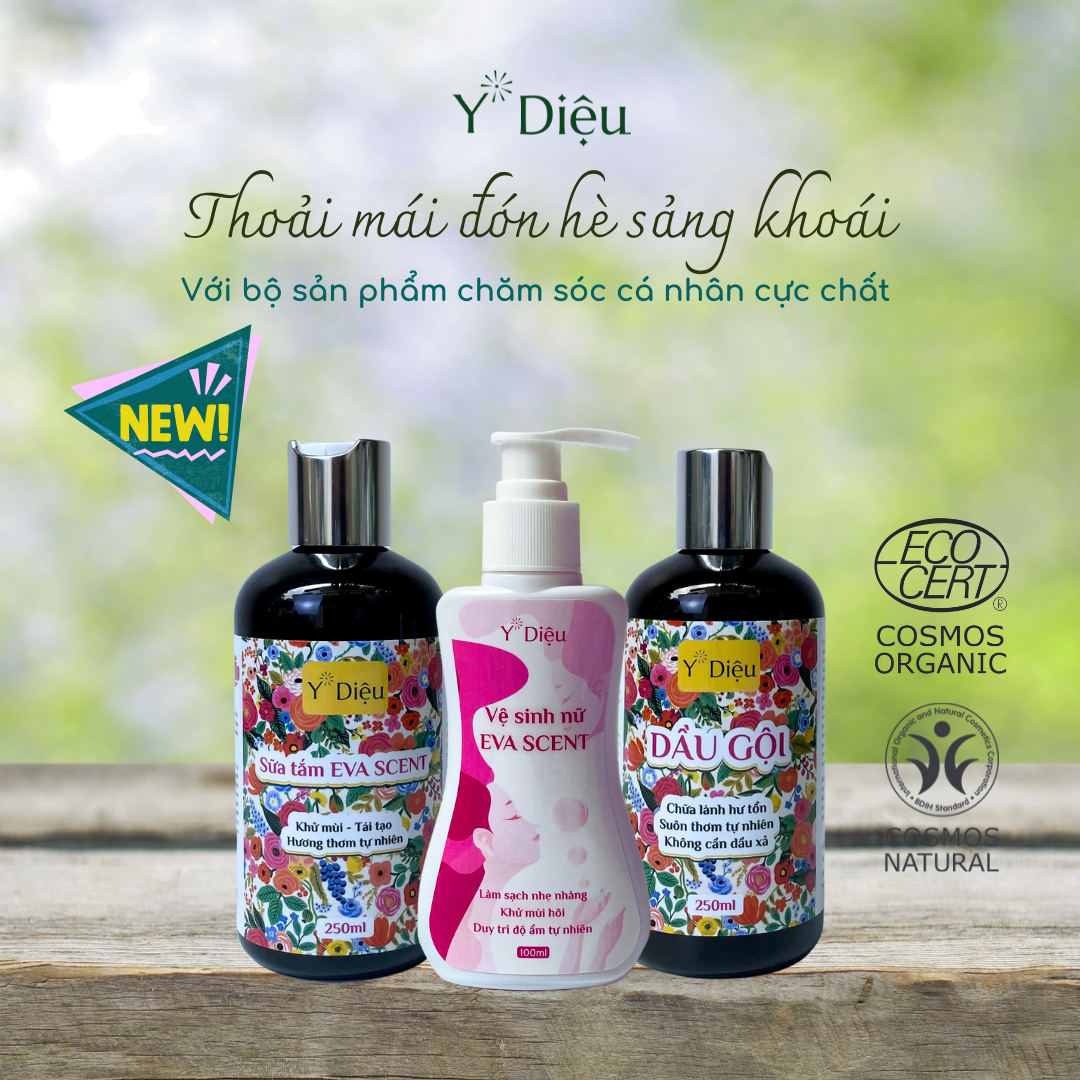 Dung dịch Vệ Sinh Nữ Eva Scent - Làm sạch - Khử mùi hôi - Duy trì độ ẩm tự nhiên - Chai 100ml