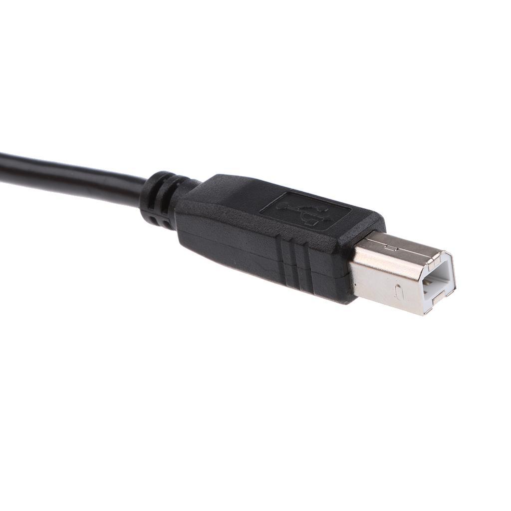 USB Type-A to USB Type-B Male Data Charge Printer Printing Cable Cord
