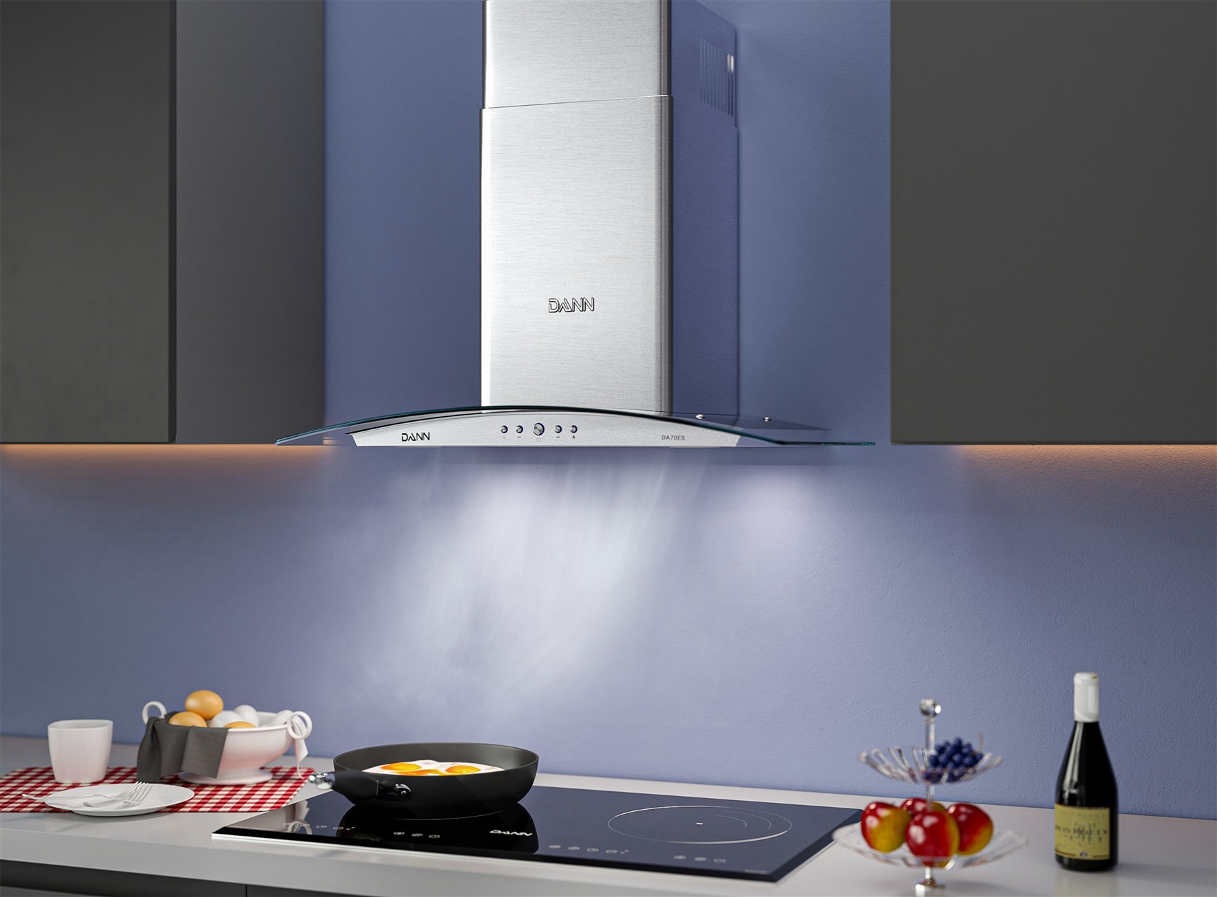 Máy hút mùi Dann DA70ES - Hàng chính hãng