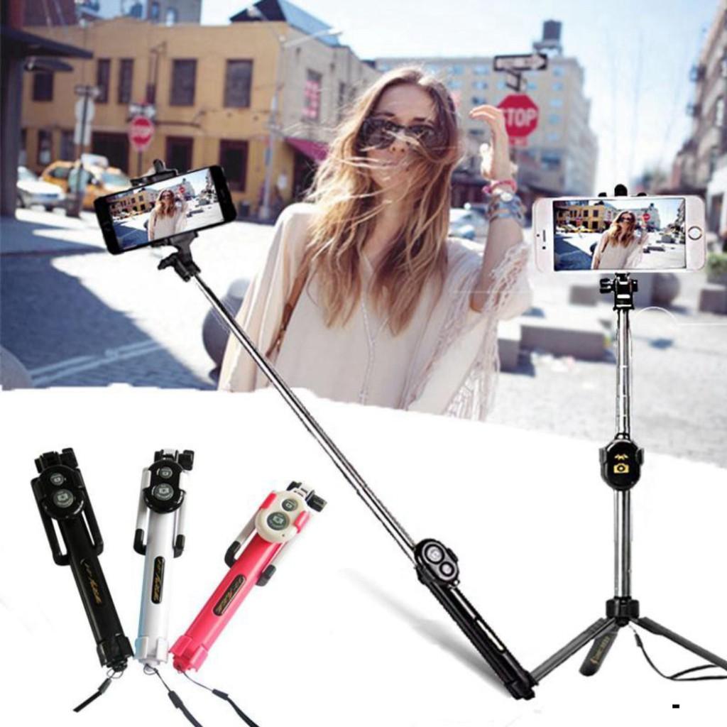 Gậy chụp ảnh selfie mini kết nối bluetooth điều khiển từ xa cho iPhone Android