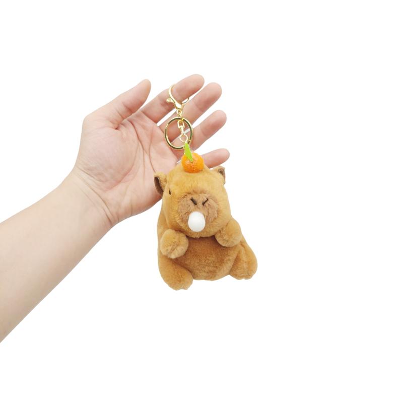 Móc Khóa Capybara Thổi Bong Bóng - MRSZCPPKPBL