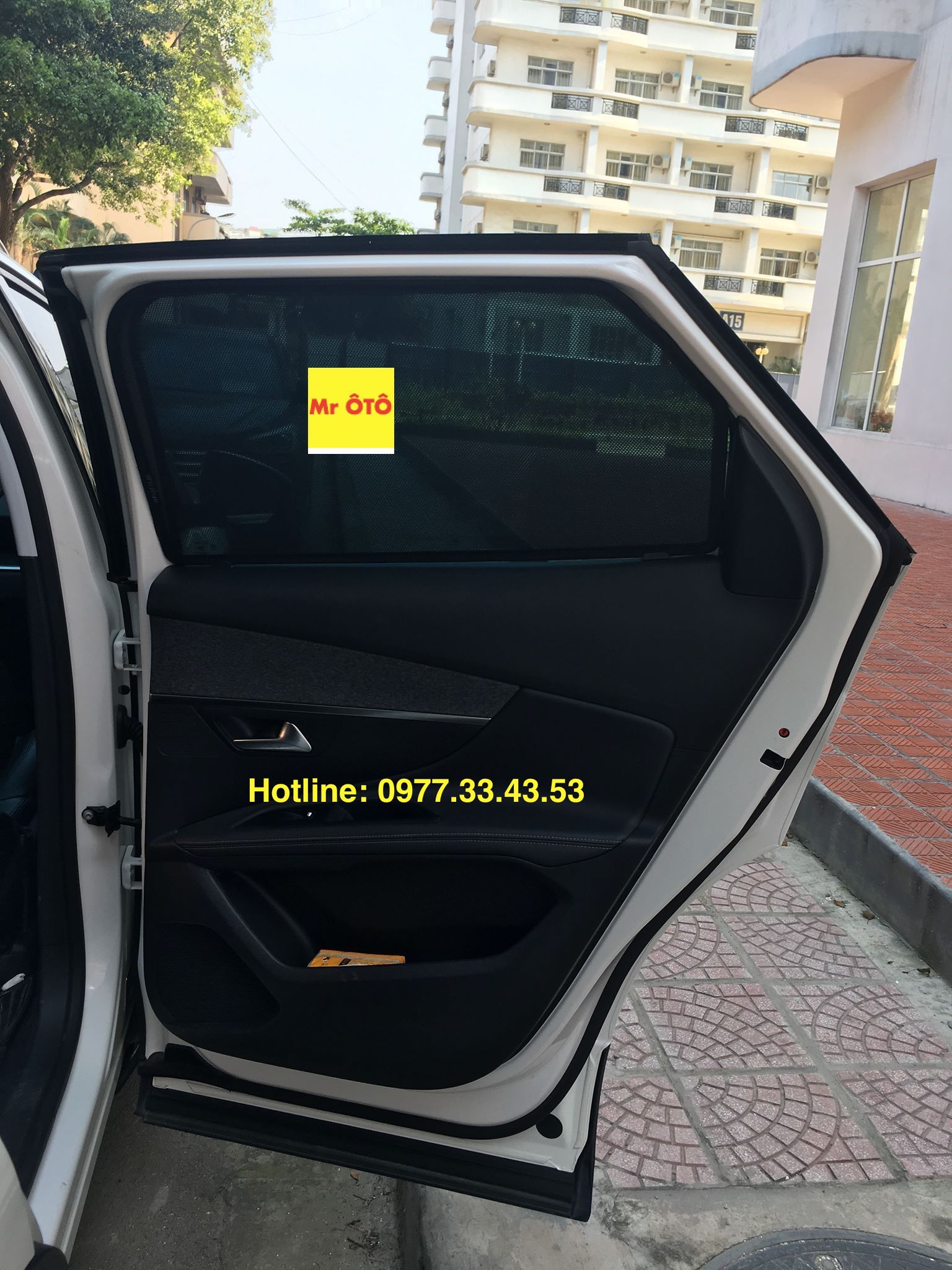 Rèm Che nắng xe Peugeot 3008 AN loại 1 có hút nam châm, Vải dày dặn, chống nắng tuyệt đối