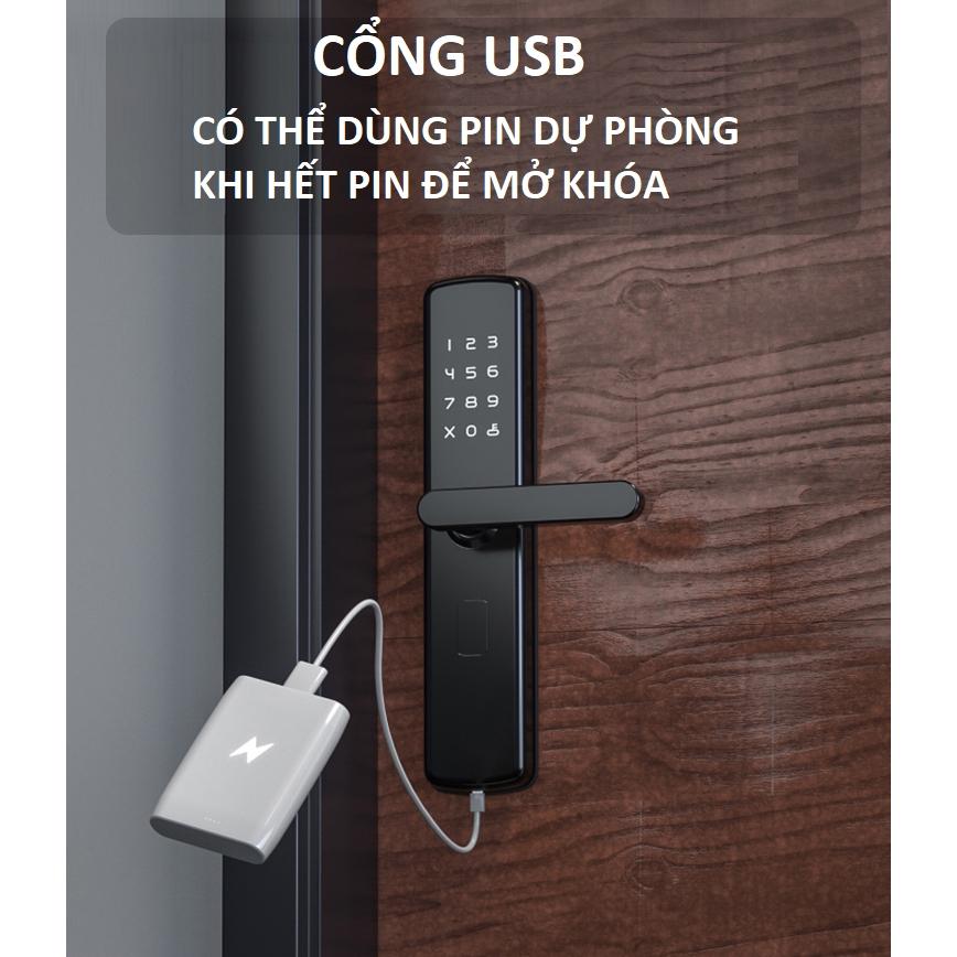 Khóa Cửa Vân Tay Thông Minh HB - 02