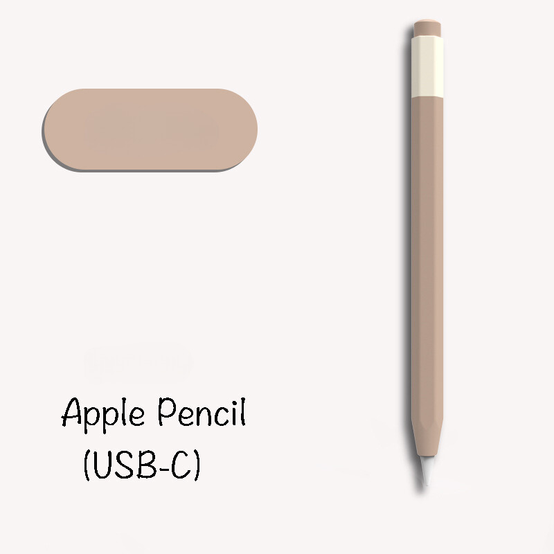 Vỏ Bọc Silicon Siêu Mỏng Cho Apple Pencil USB-C Kai.N Smooth Pencil Kiểu Bút Chì 2 Màu_ Hàng chính hãng