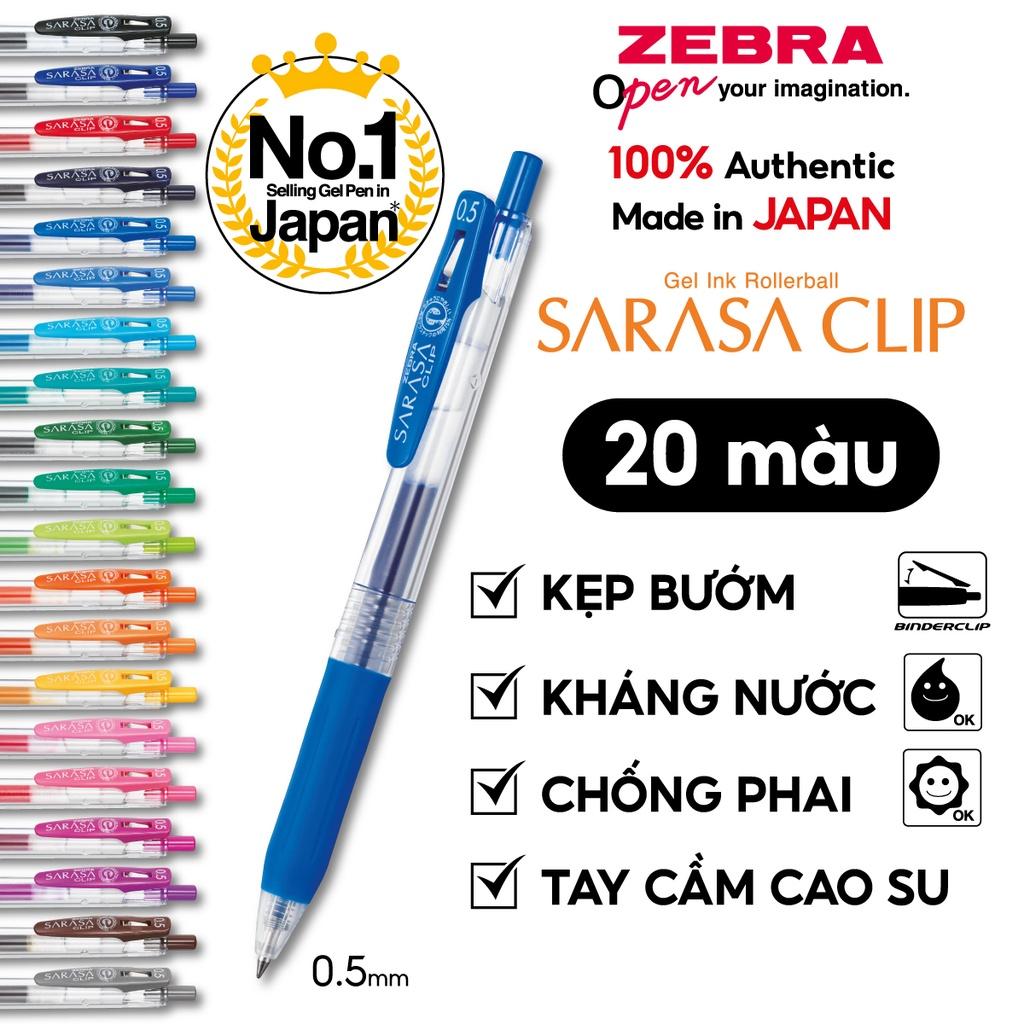Viết Gel Sarasa Clip 0.5mm - Zebra Nhật Bản [Chính hãng
