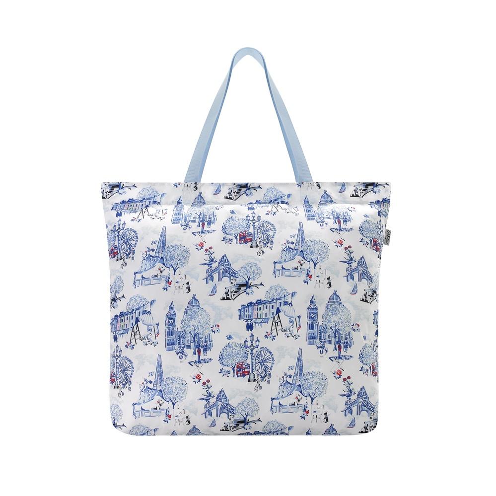 Túi/Large Foldaway Tote  30 Years London Toile - Cream - 1083354