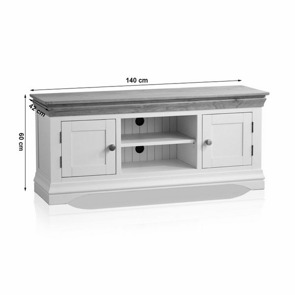 Tủ TV 2 cánh Country Cottage gỗ sồi