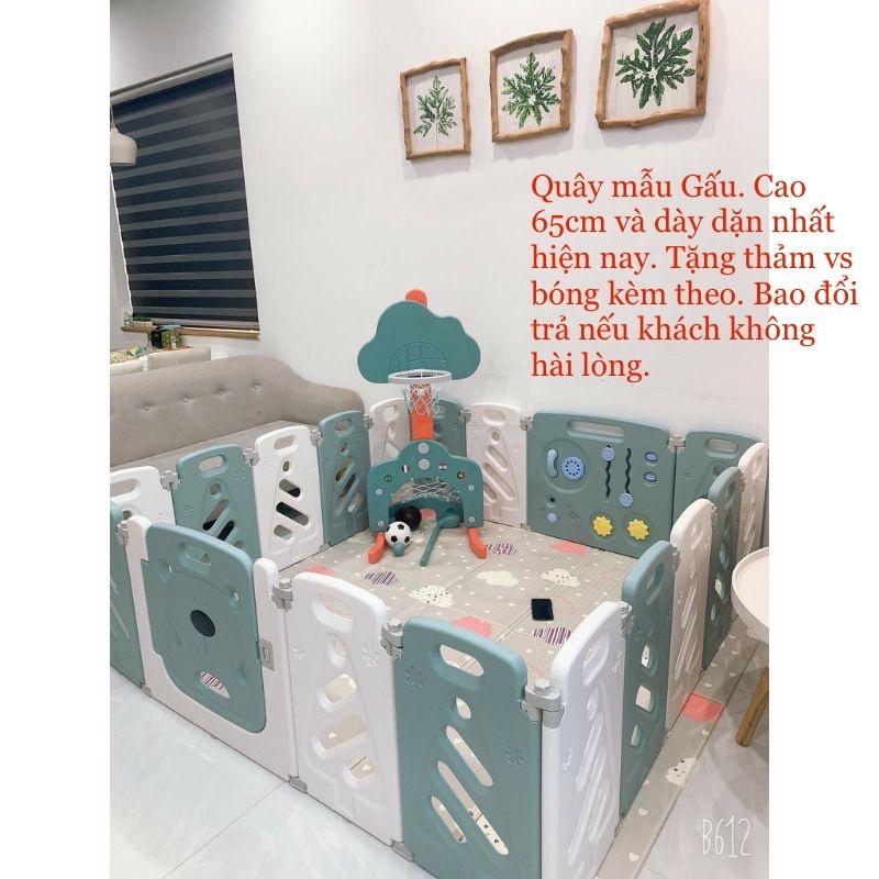 Cũi quây nhựa cho Bé quây gấp gọn cho Bé