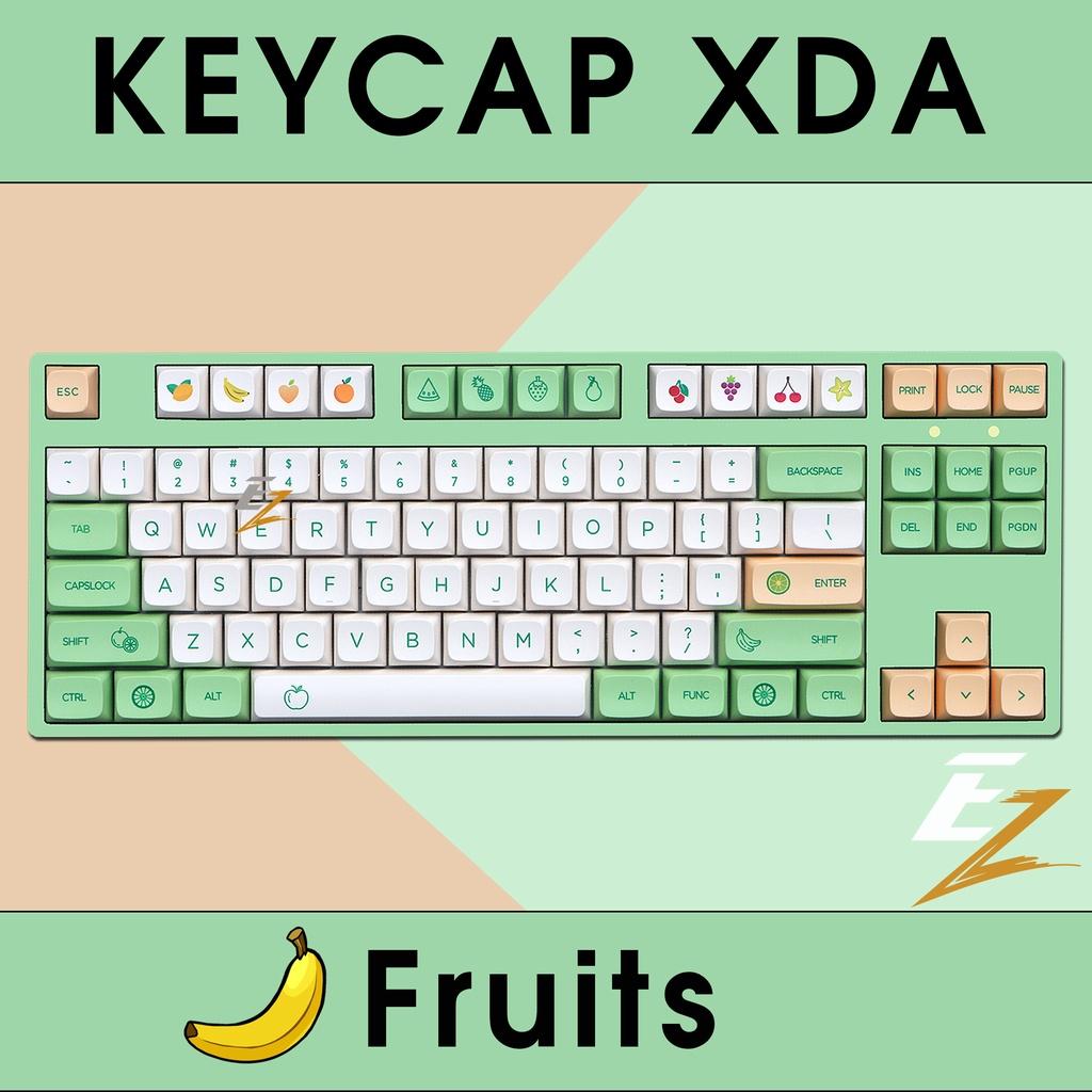 Keycap cho bàn phím Fruits XDA Thick PBT Dyesub 139 Phím