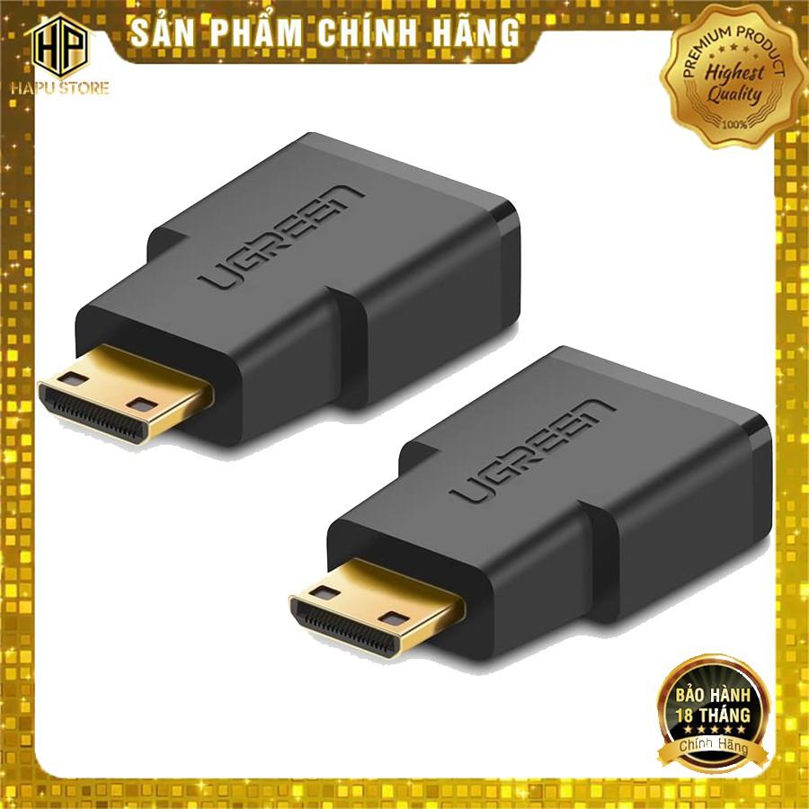 Đầu chuyển đổi Mini HDMI sang HDMI Ugreen 20101 chính hãng - Hàng Chính Hãng