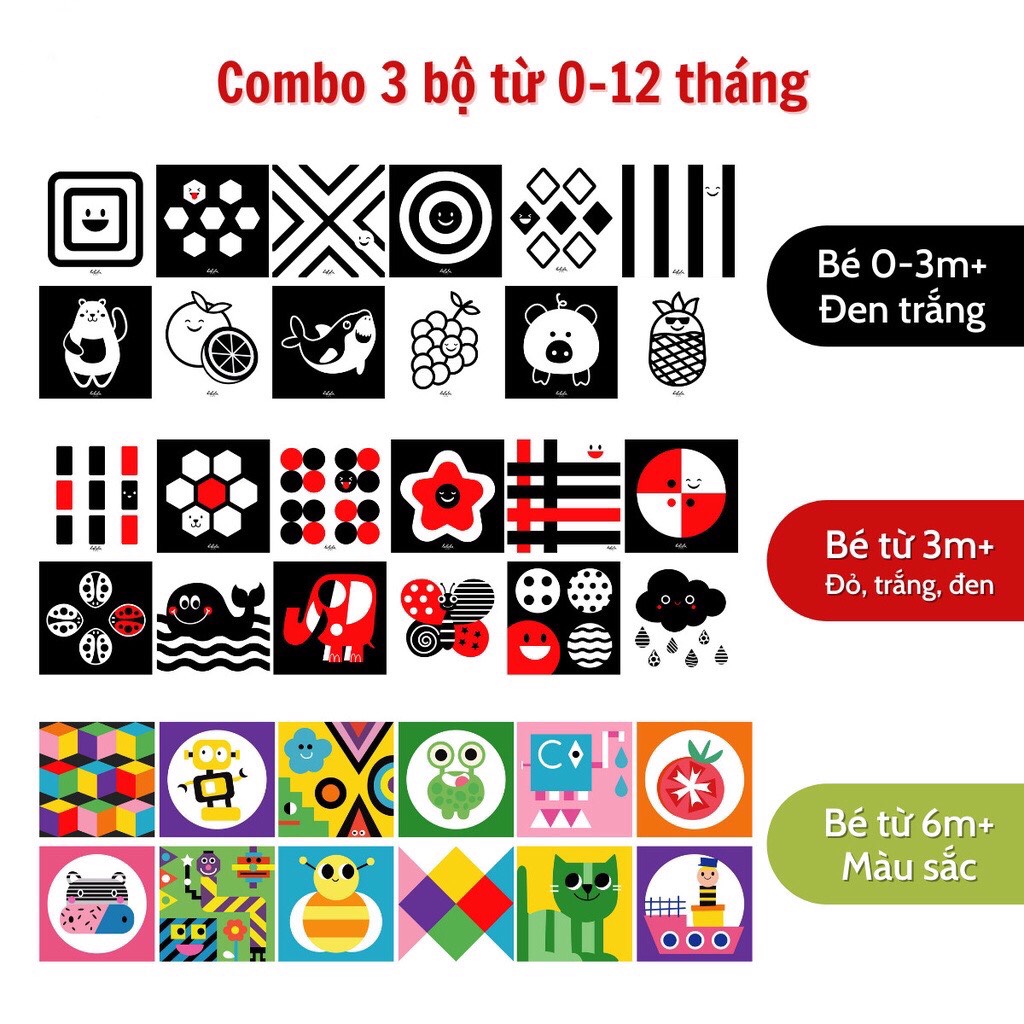 Bộ Thẻ Zigzag Lalala Baby Kích Thích Thị Giác Trí Não Cho Trẻ Sơ Sinh (0-12 Tháng)