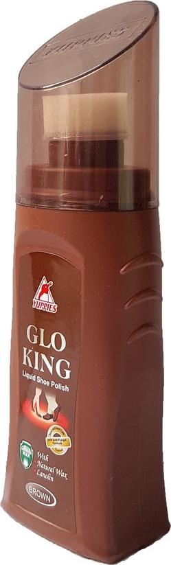 Xi đánh giày nâu YUPPIES Glo King Liquid Sheo Polish 75ml - Brown (Malaysia)