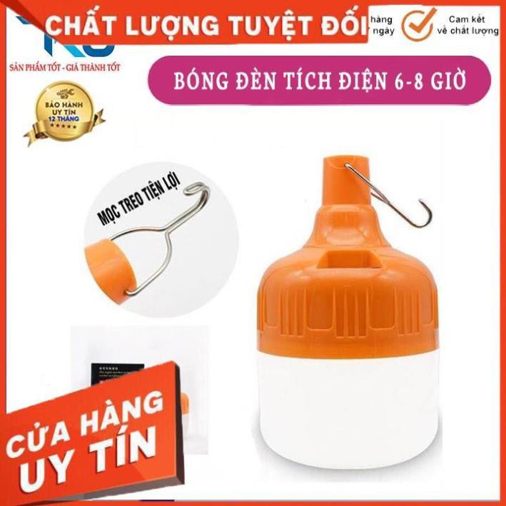Bóng đèn tích điện 6-8h loại 100w sạc tích điện có móc treo