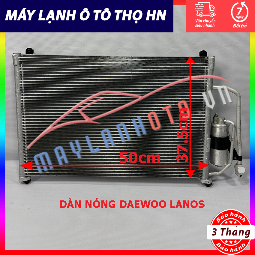 Dàn  nóng Daewoo Lanos 1997 1998 1999 2000 2001 2002 hàng xịn Hàn Quốc 97 98 99 01 02
