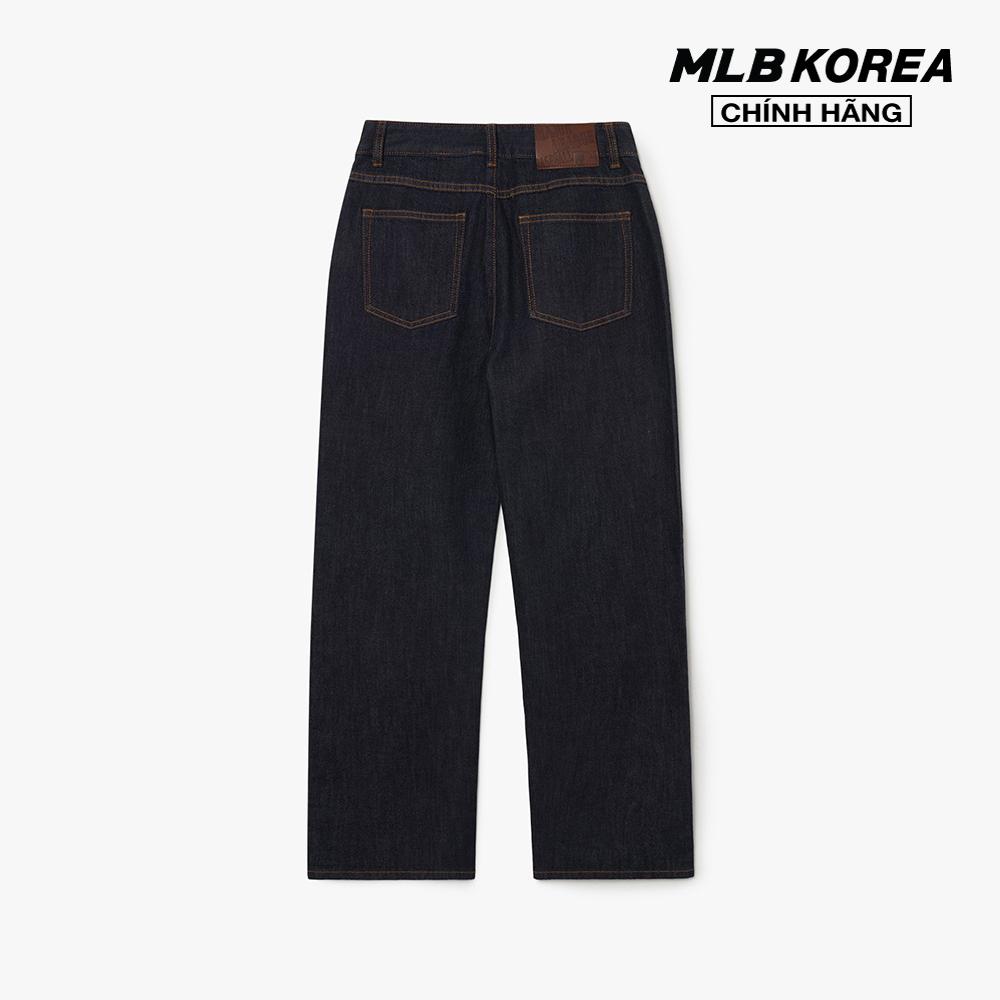 MLB - Quần jeans nữ ống rộng Heart One Point Solid Denim 3FDPH0231-50NYS