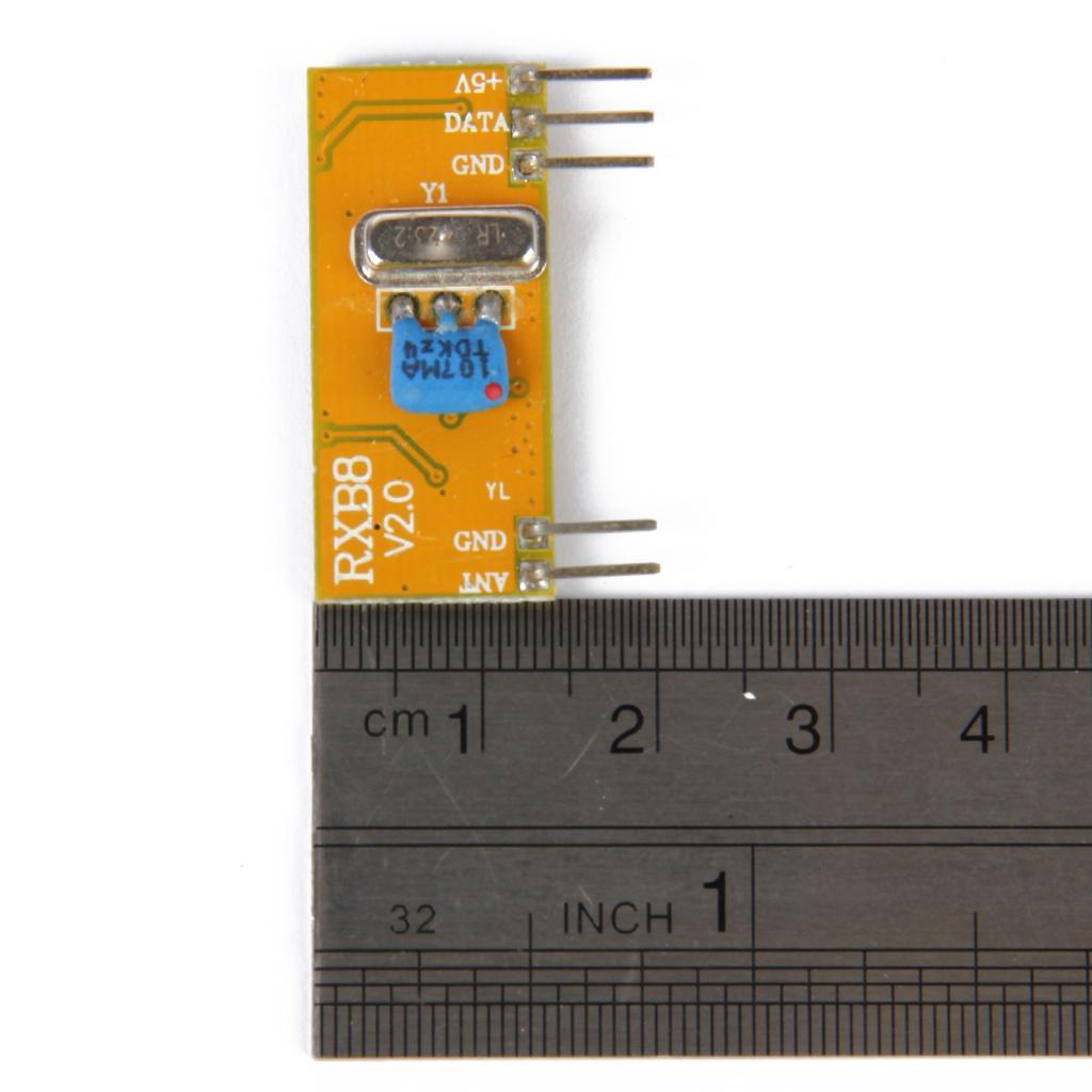 433M Wireless Remote Control Receiver Board Module DC 2.4V-5V RXB8 New