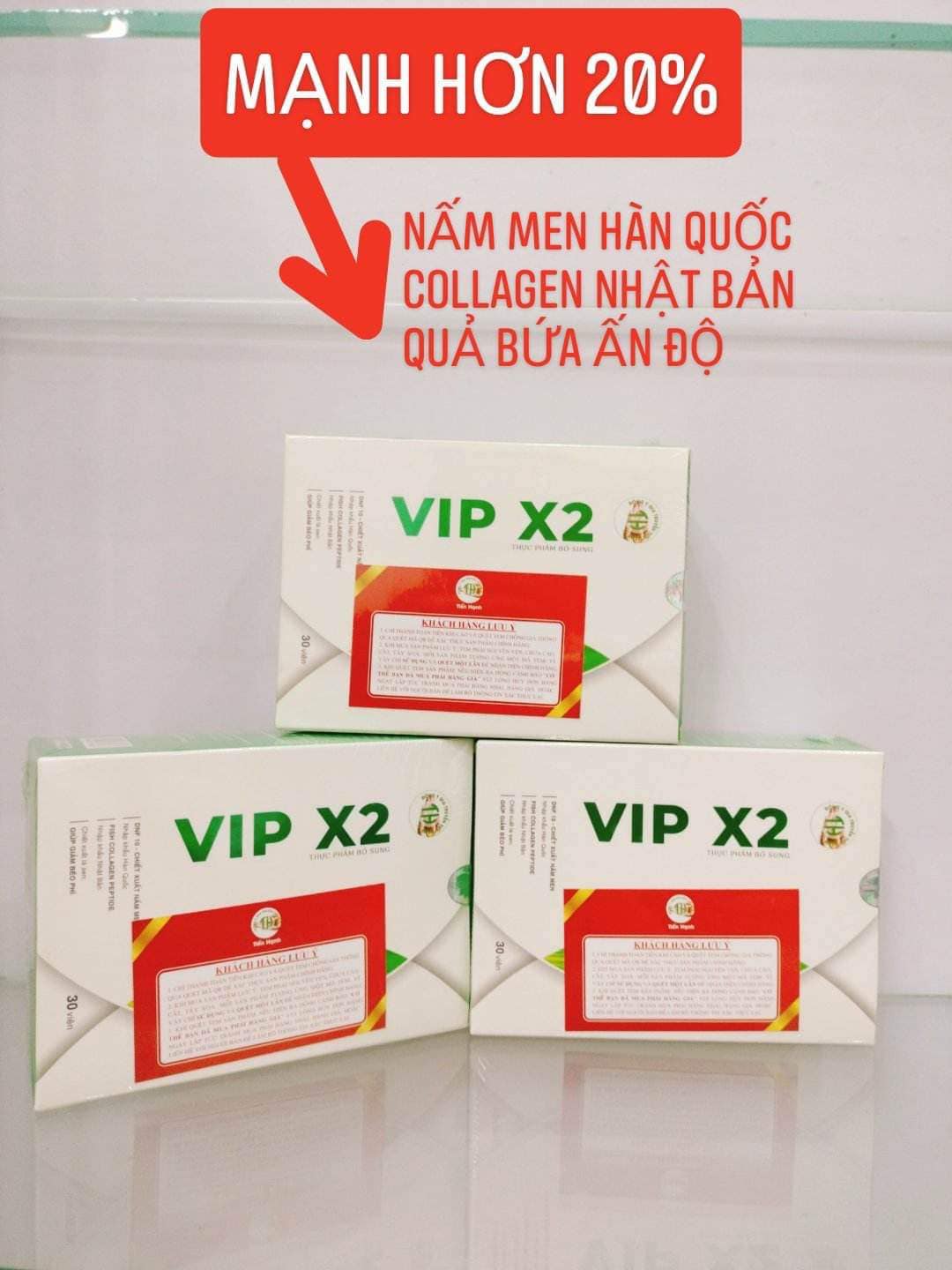 [MUA1 TẶNG 1] giảm can Tiến Hạnh VIP X2 mẫu mới nhất 2023 cam kết hiệu quả, tặng kèm detox (liệu trình 30 ngày)