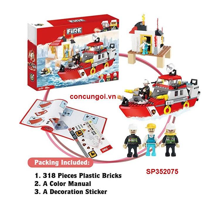 Hộp logo ráp tàu cứu hỏa 318M, 4173 - SP352075