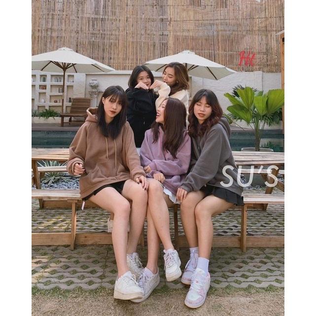 Áo hoodie Cotton Trơn màu mới H2A