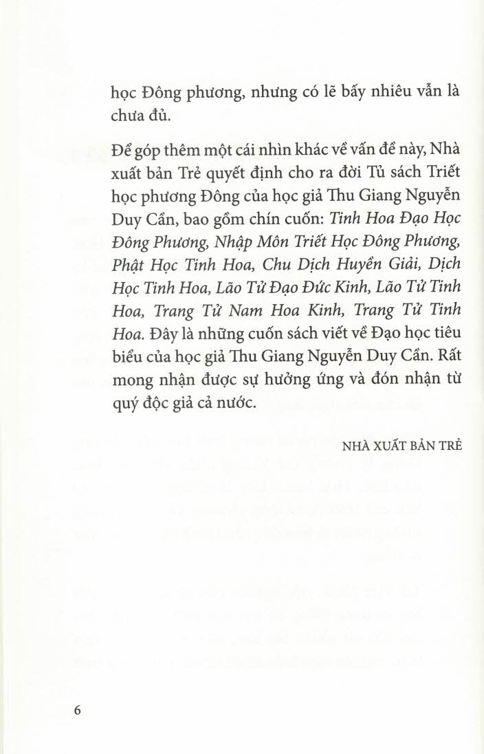 Nhập Môn Triết Học Đông Phương (Ts Thu Giang) (Tái Bản)