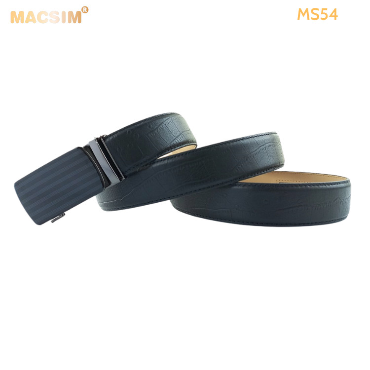Thắt lưng nam da thật cao cấp nhãn hiệu Macsim MS54