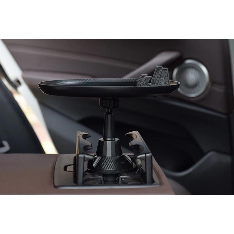 Khay Xoay Cốc, Đựng Thức Ăn Trên Xe Ô Tô, Bàn Ăn Có Thể Điều Chỉnh Tray Holder