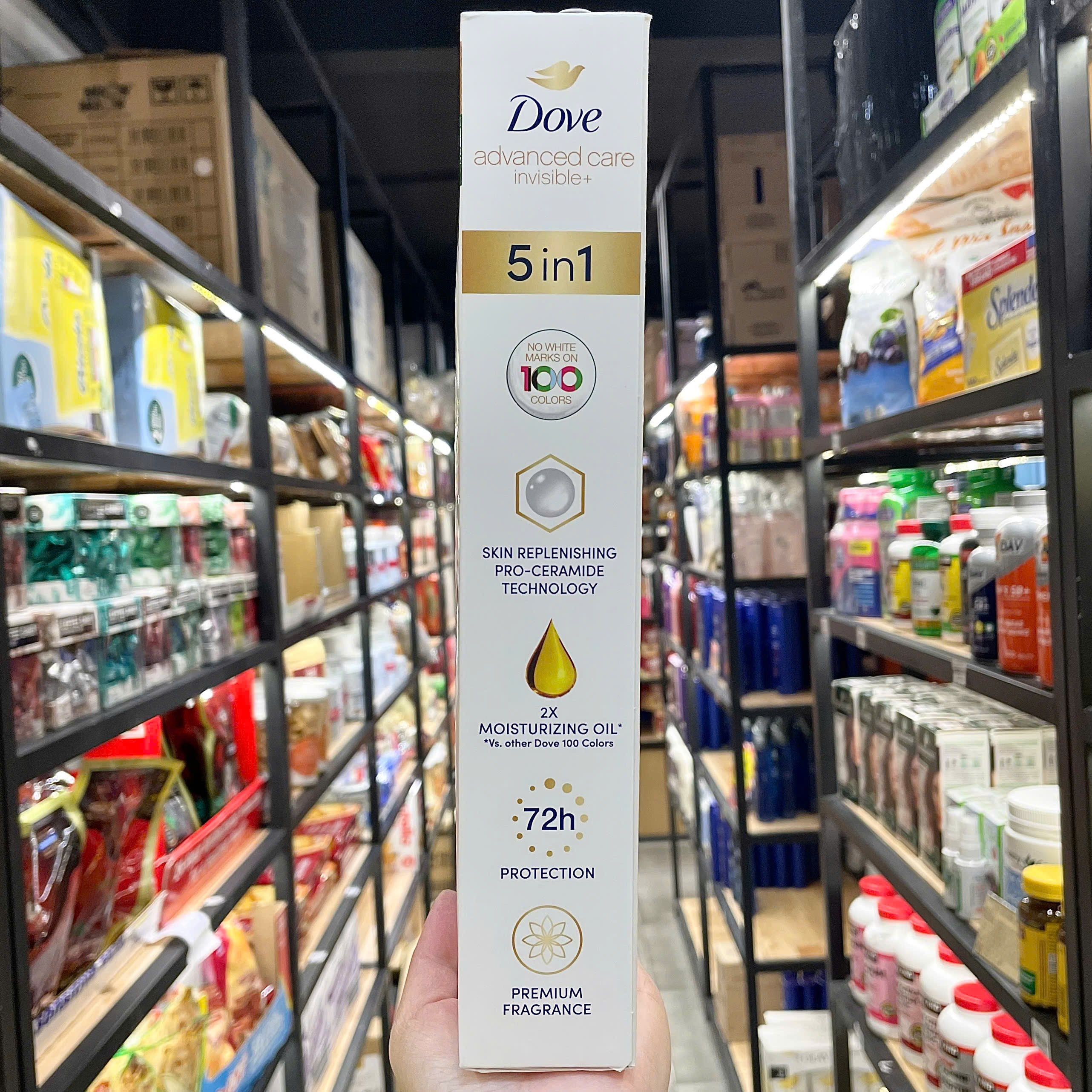 Set 4 Lăn khử mùi Dưa Leo Dove Advanced Care 48h 74g Hàng Nhập Mỹ