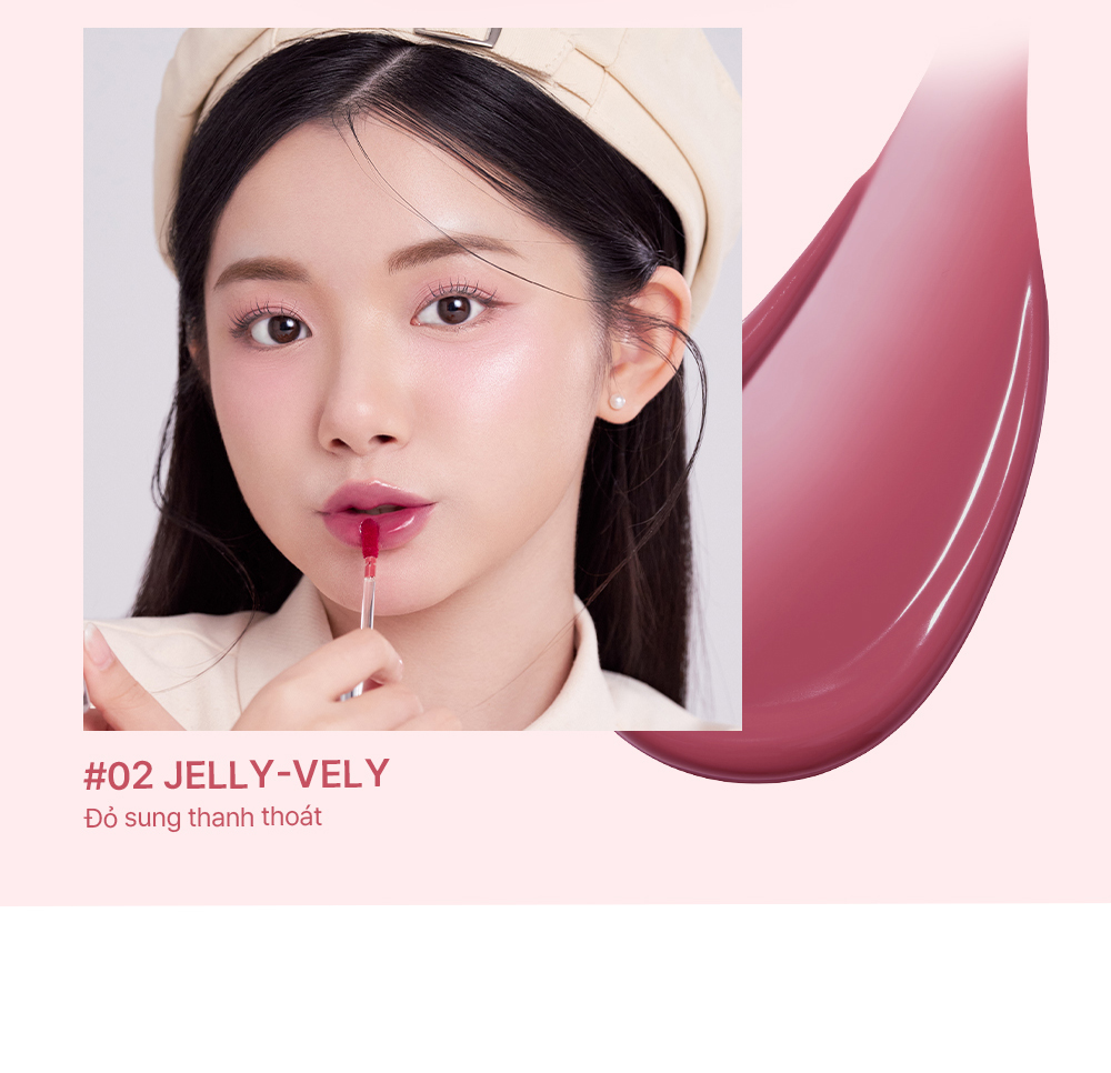 Son tint bóng BBIA Water Fit Tint Mukbang Edittion 4g (5 màu)