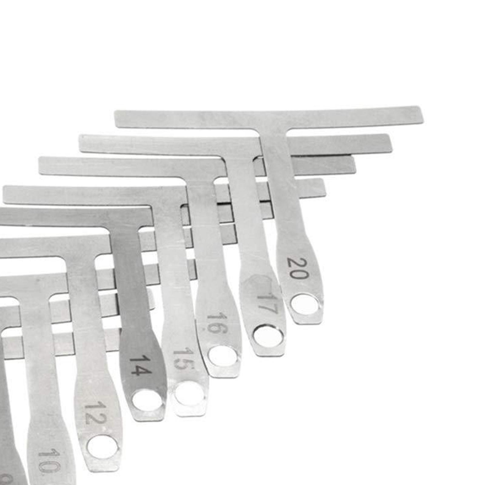 Guitar Luthier Tools String Action Ruler Gauge Feeler Gauge Style 1