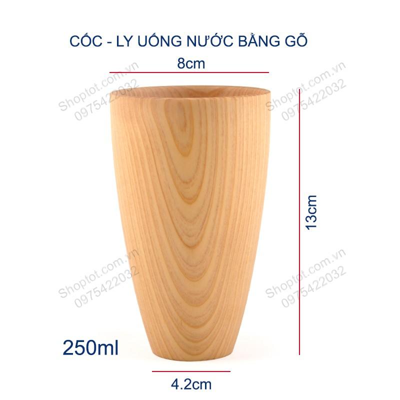 CỐC–LY BẰNG GỖ THÔNG B02 DÙNG UỐNG NƯỚC