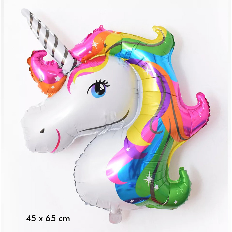 combo bong bóng pink rainbown Unicorn