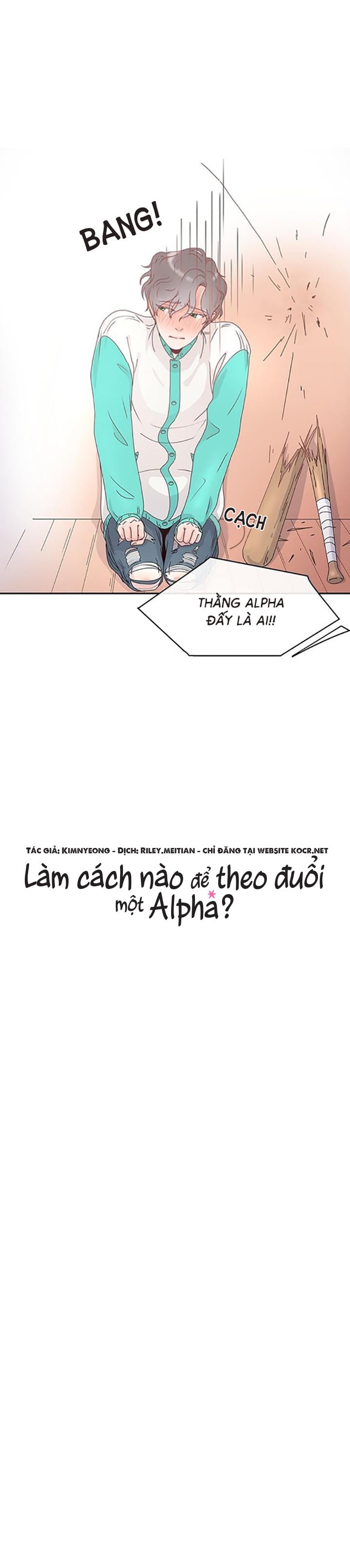 Làm cách nào để theo đuổi một Alpha? chapter 1