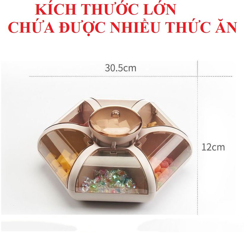 KHAY MỨT HOA 6 CÁNH TUYỆT ĐẸP