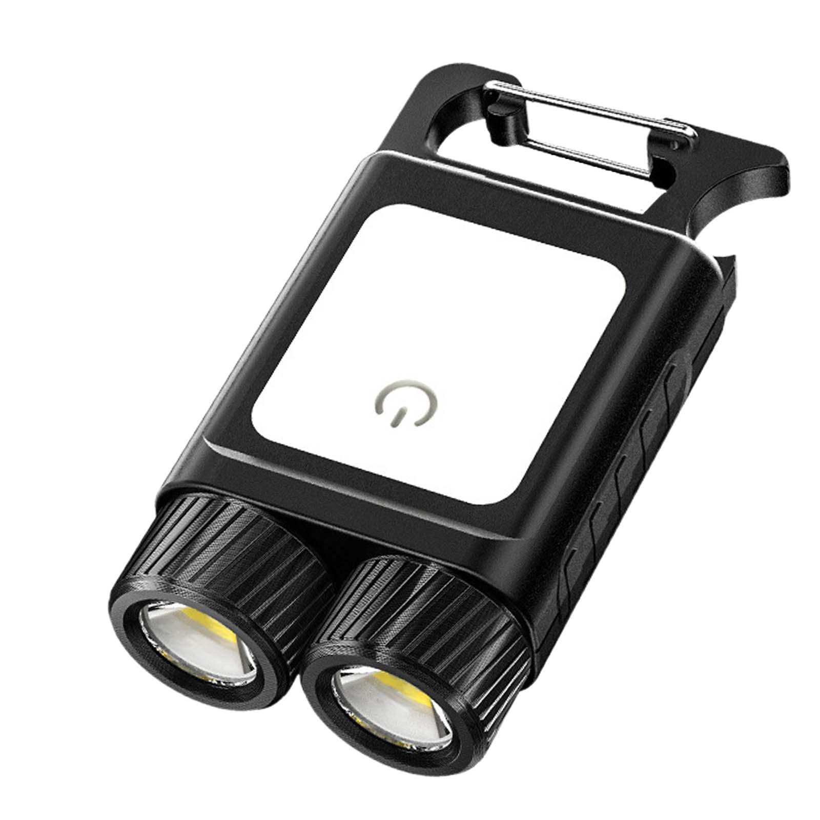 Keychain Light Compact Bright Handheld Mini 6 Light Mode Keychain Work Light