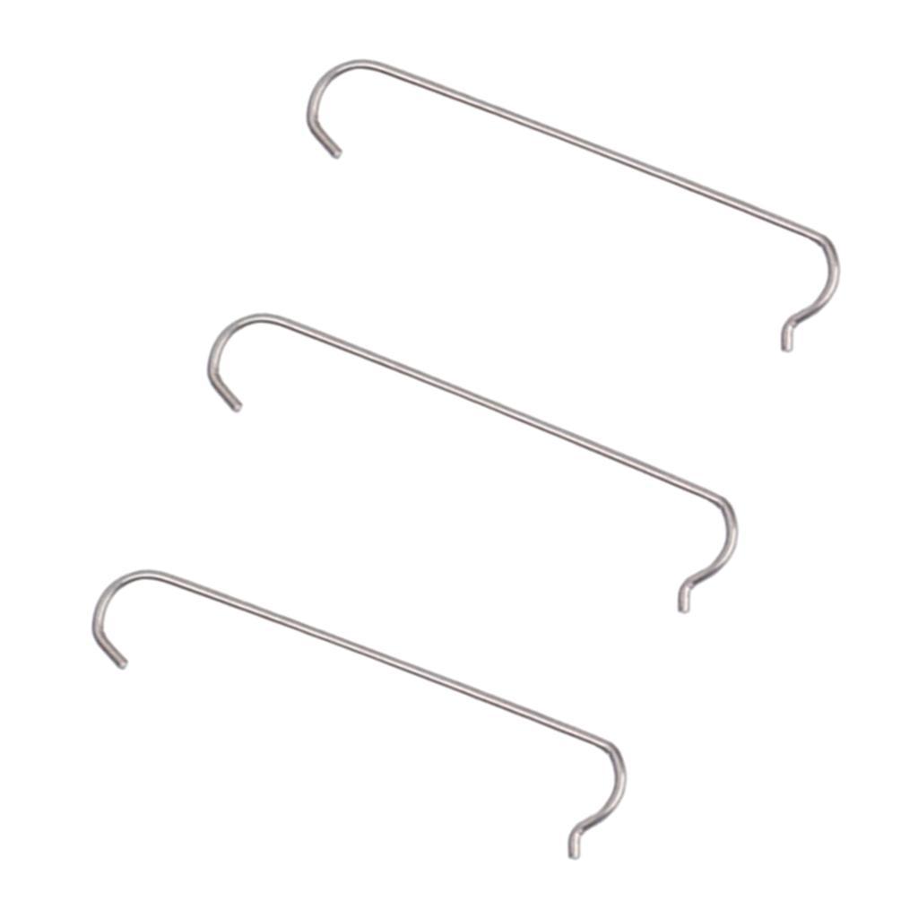 2x 3  Hooks Stainless Steel Connecting Aid Chain Accessories