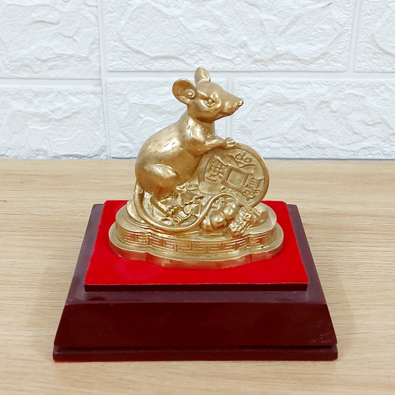 Tượng Chuột Phong Thủy Bằng Đồng