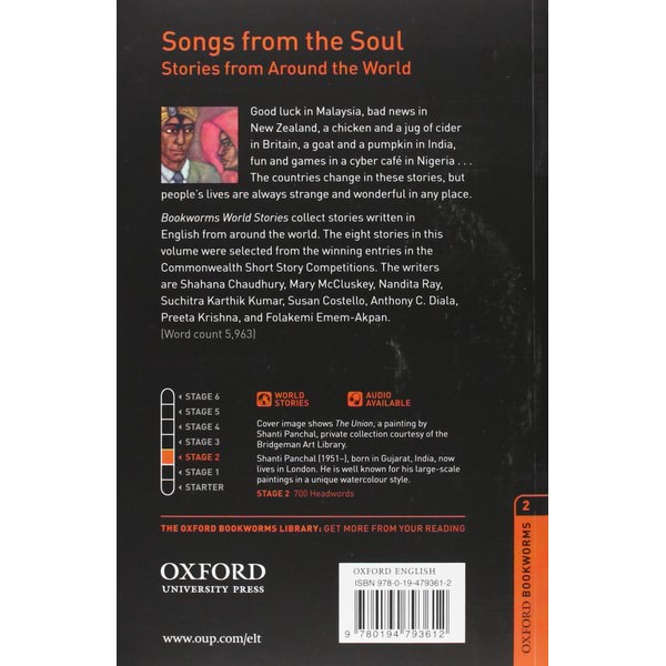 Oxford Bookworms Library (3 Ed.) 2: Songs From The Soul, Stories From Around The World Audio CD Pack