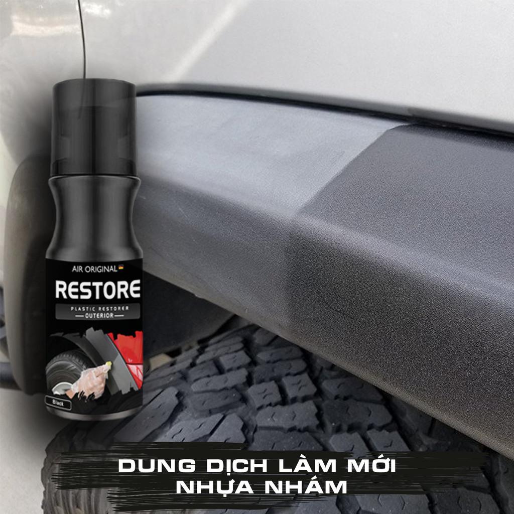 Bộ Sản Phẩm Bảo Dưỡng Phục Hồi Làm Mới Nhựa Nhám Lão Hoá Lâu Ngày Chất Lỏng Tinh Thể Plastic Xi `Mạ Taplo Nội Thất  ô tô