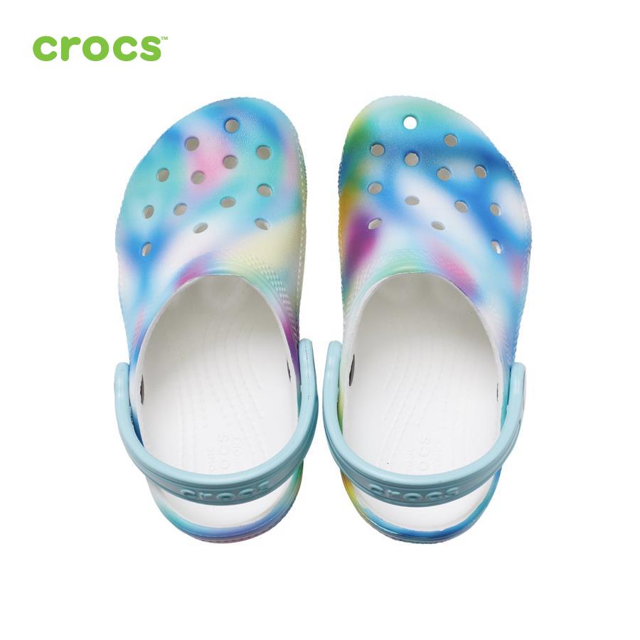 Giày lười trẻ em Crocs FW Classic Clog Toddler Solarized White/Multi - 207588-94S