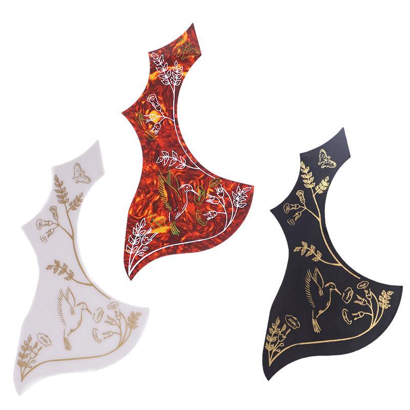 3X Left Handed Acoustic Guitar Pickguard Pick Guard Anti-scratch Plate Red